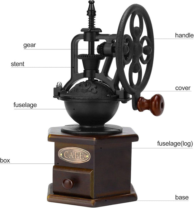 Manualuxe Antique Coffee Grinder